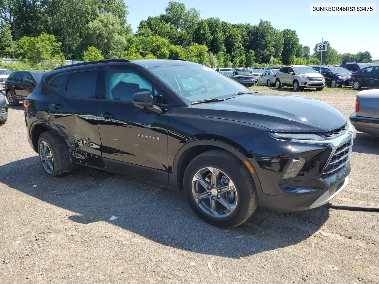 2024 Chevrolet Blazer 2Lt VIN: 3GNKBCR46RS183475 Lot: 60689244