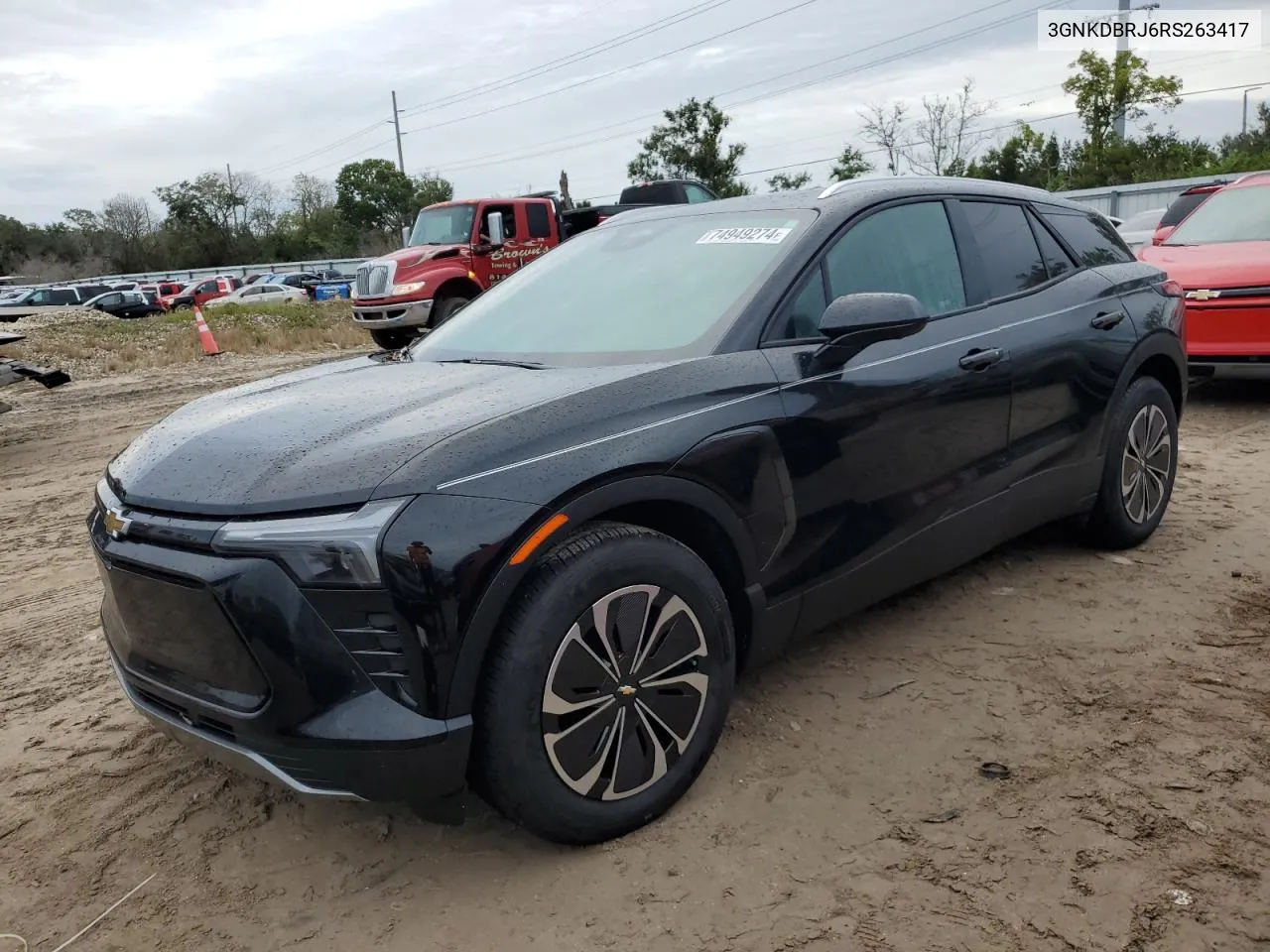 2024 Chevrolet Blazer 2Lt VIN: 3GNKDBRJ6RS263417 Lot: 74949274