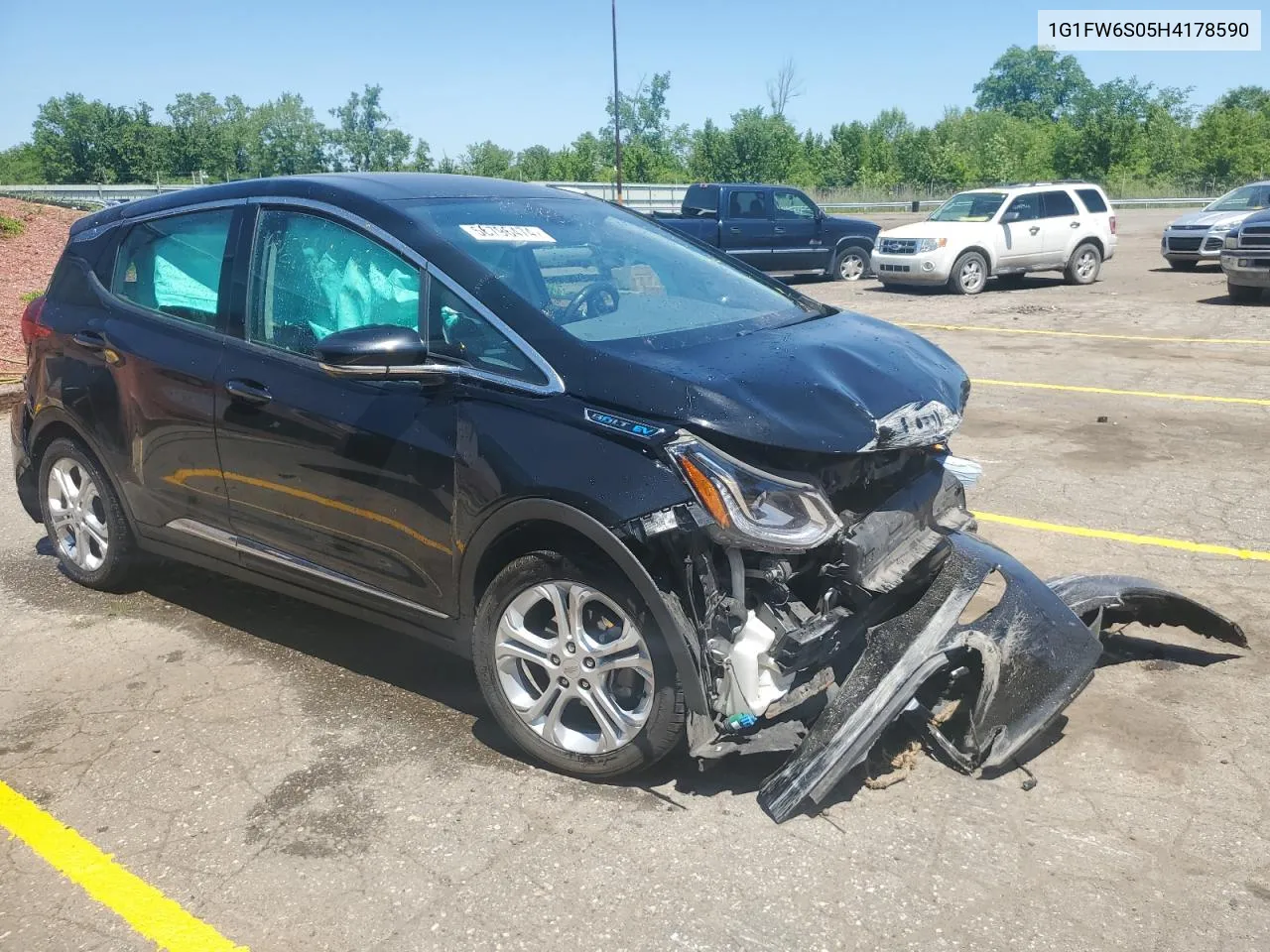 2017 Chevrolet Bolt Ev Lt VIN: 1G1FW6S05H4178590 Lot: 56796474