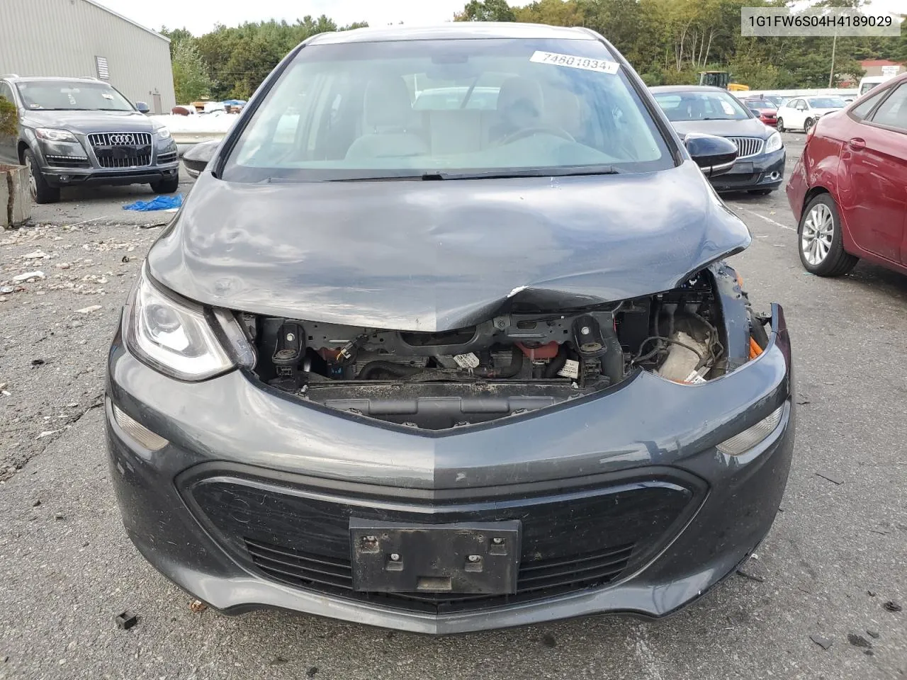 2017 Chevrolet Bolt Ev Lt VIN: 1G1FW6S04H4189029 Lot: 74801034