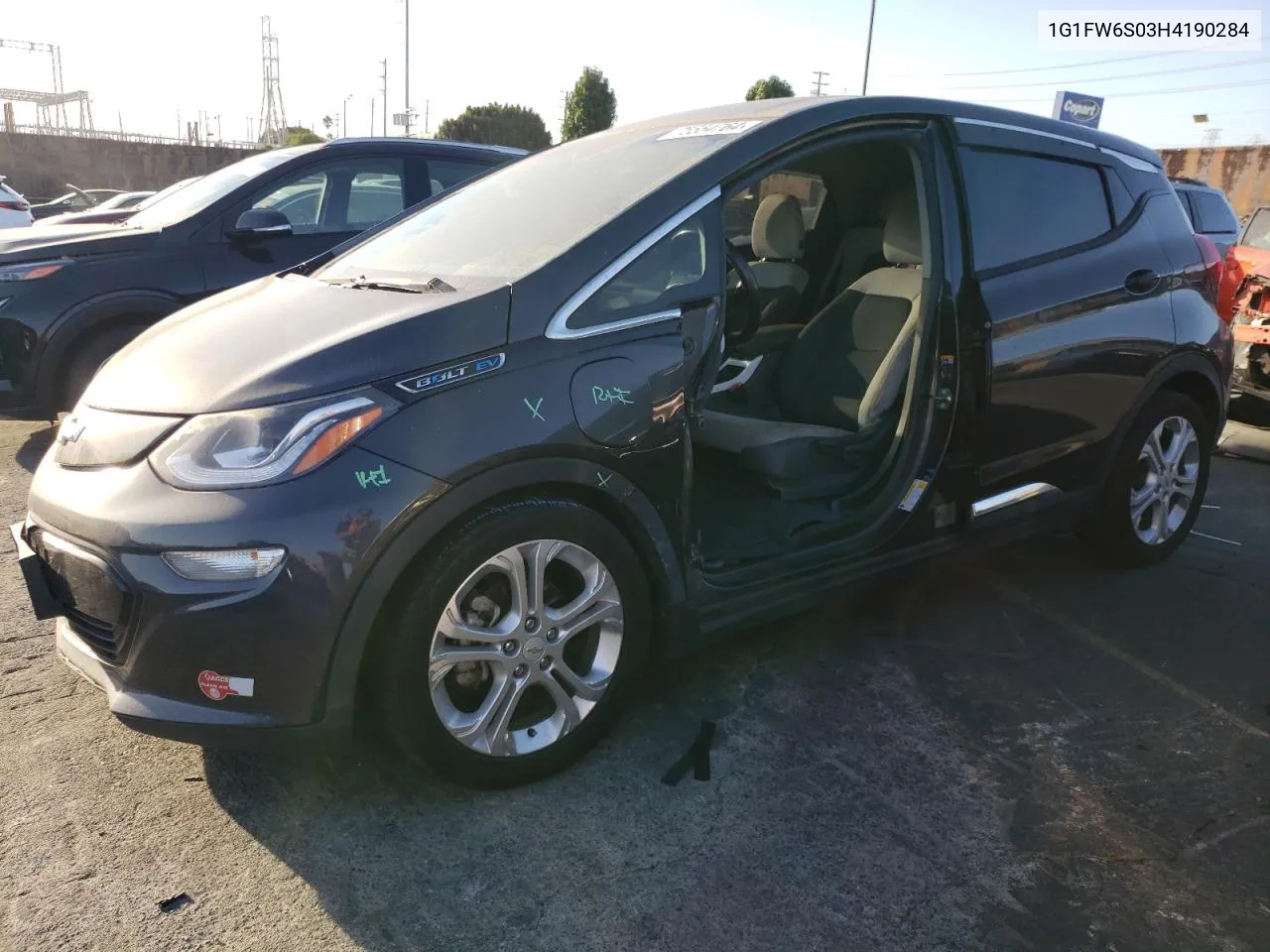 2017 Chevrolet Bolt Ev Lt VIN: 1G1FW6S03H4190284 Lot: 75554764