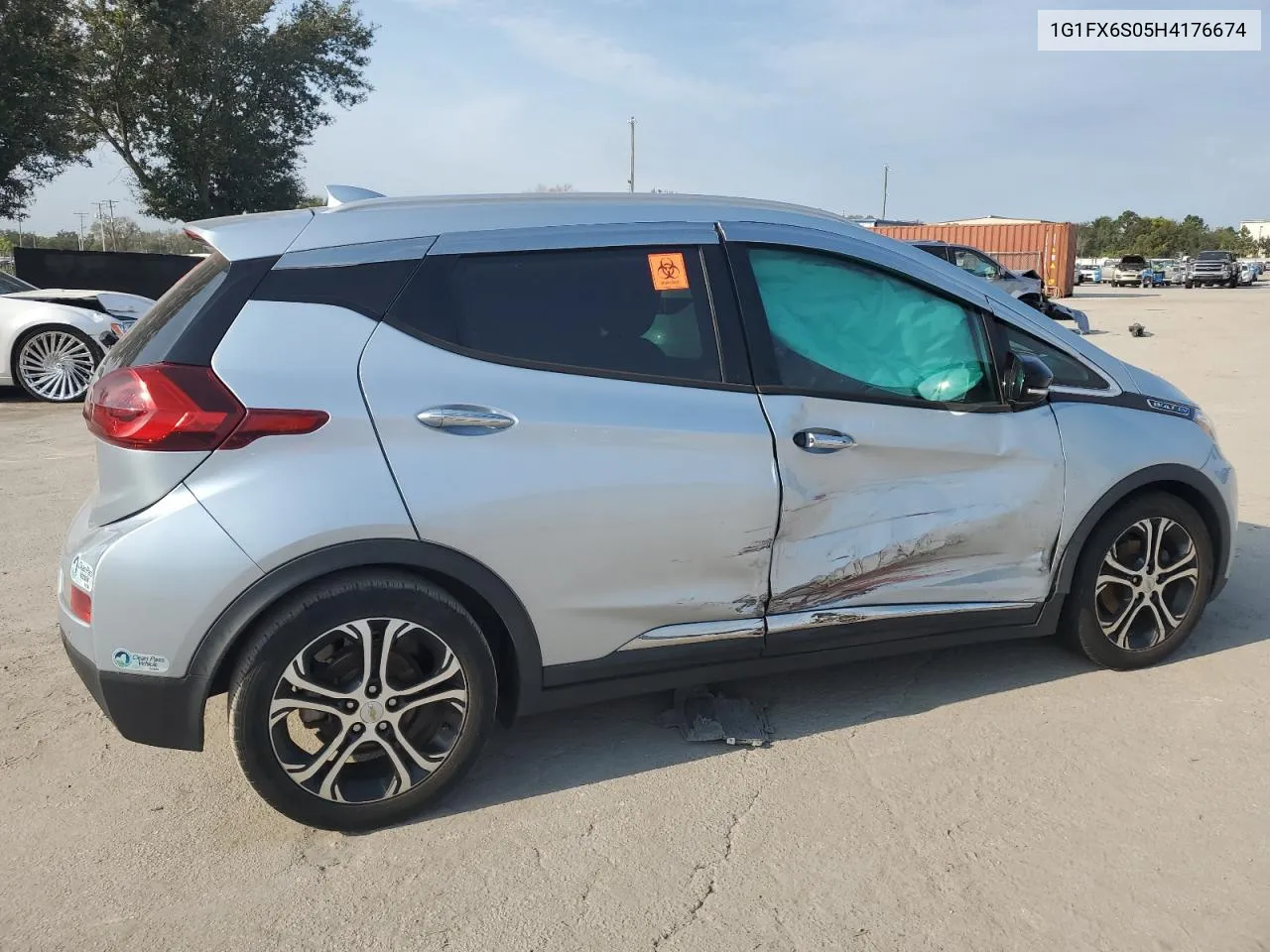 2017 Chevrolet Bolt Ev Premier VIN: 1G1FX6S05H4176674 Lot: 76268904