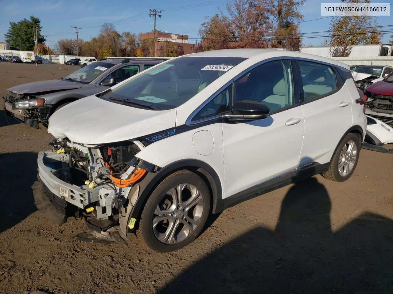 1G1FW6S06H4166612 2017 Chevrolet Bolt Ev Lt