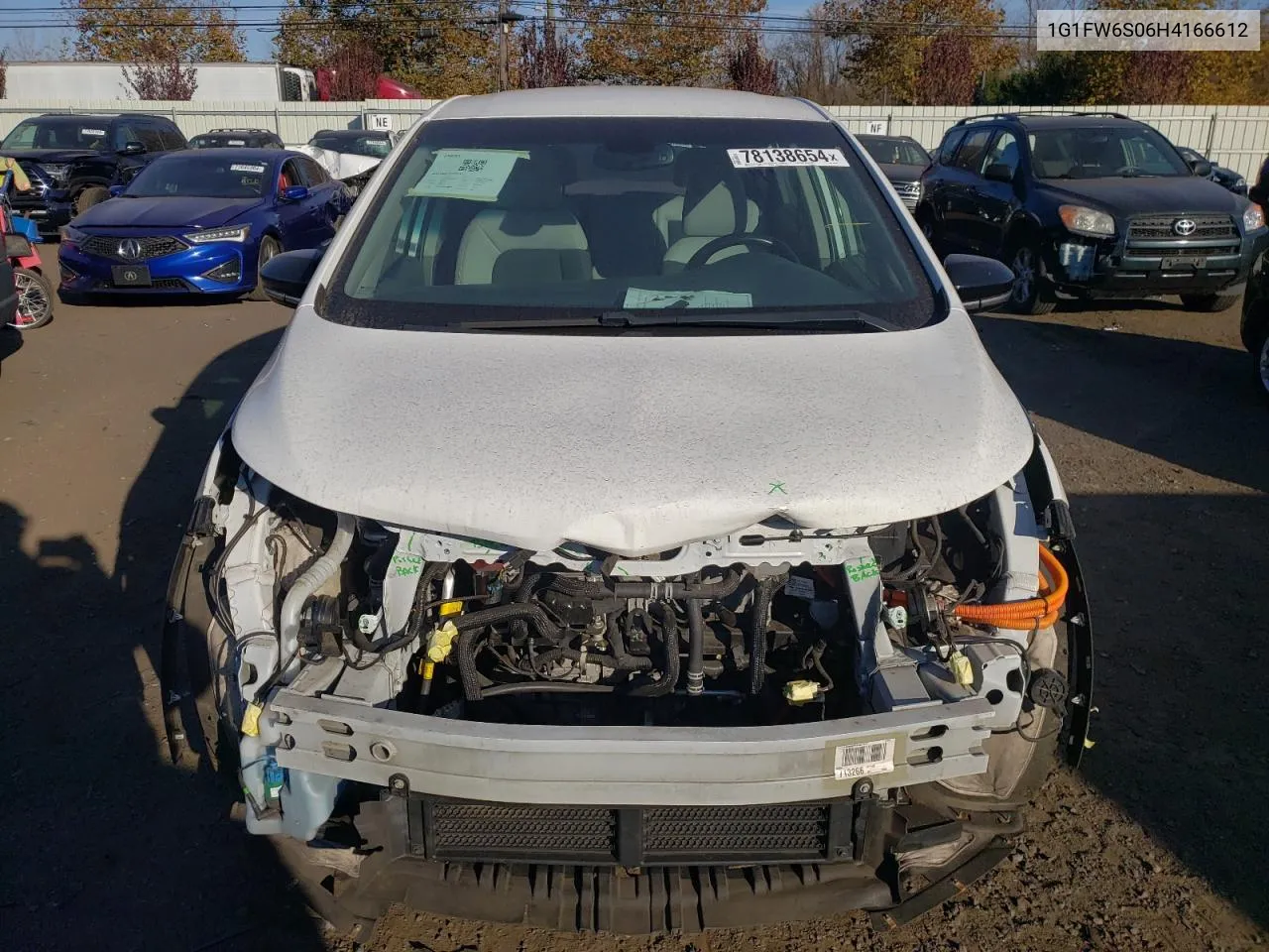 2017 Chevrolet Bolt Ev Lt VIN: 1G1FW6S06H4166612 Lot: 78138654