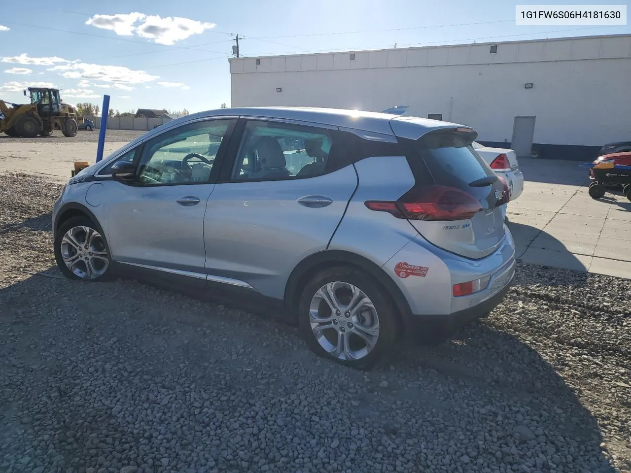 2017 Chevrolet Bolt Ev Lt VIN: 1G1FW6S06H4181630 Lot: 79664874