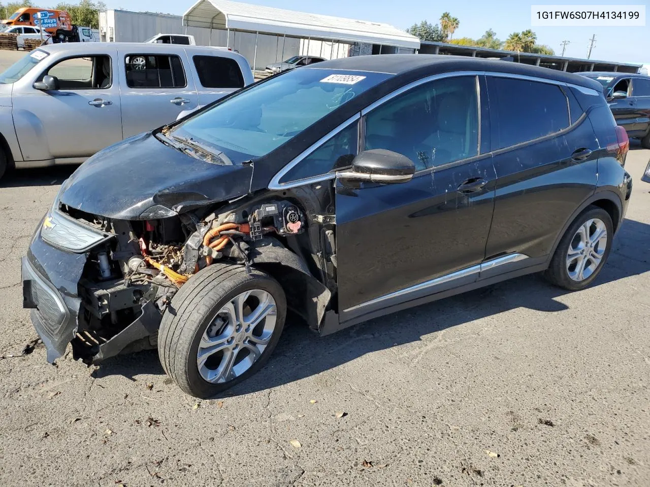 2017 Chevrolet Bolt Ev Lt VIN: 1G1FW6S07H4134199 Lot: 81109854