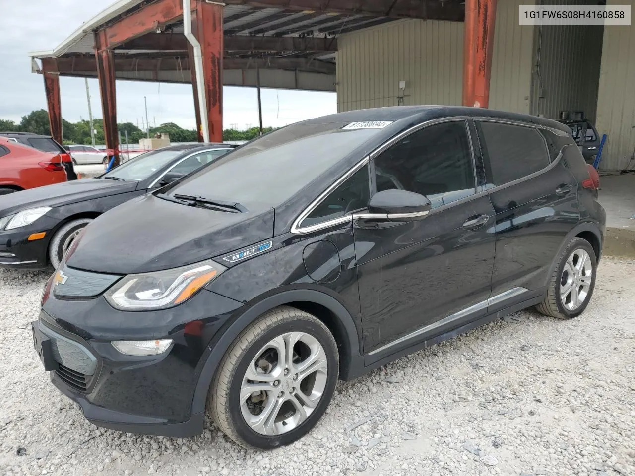 2017 Chevrolet Bolt Ev Lt VIN: 1G1FW6S08H4160858 Lot: 81730694