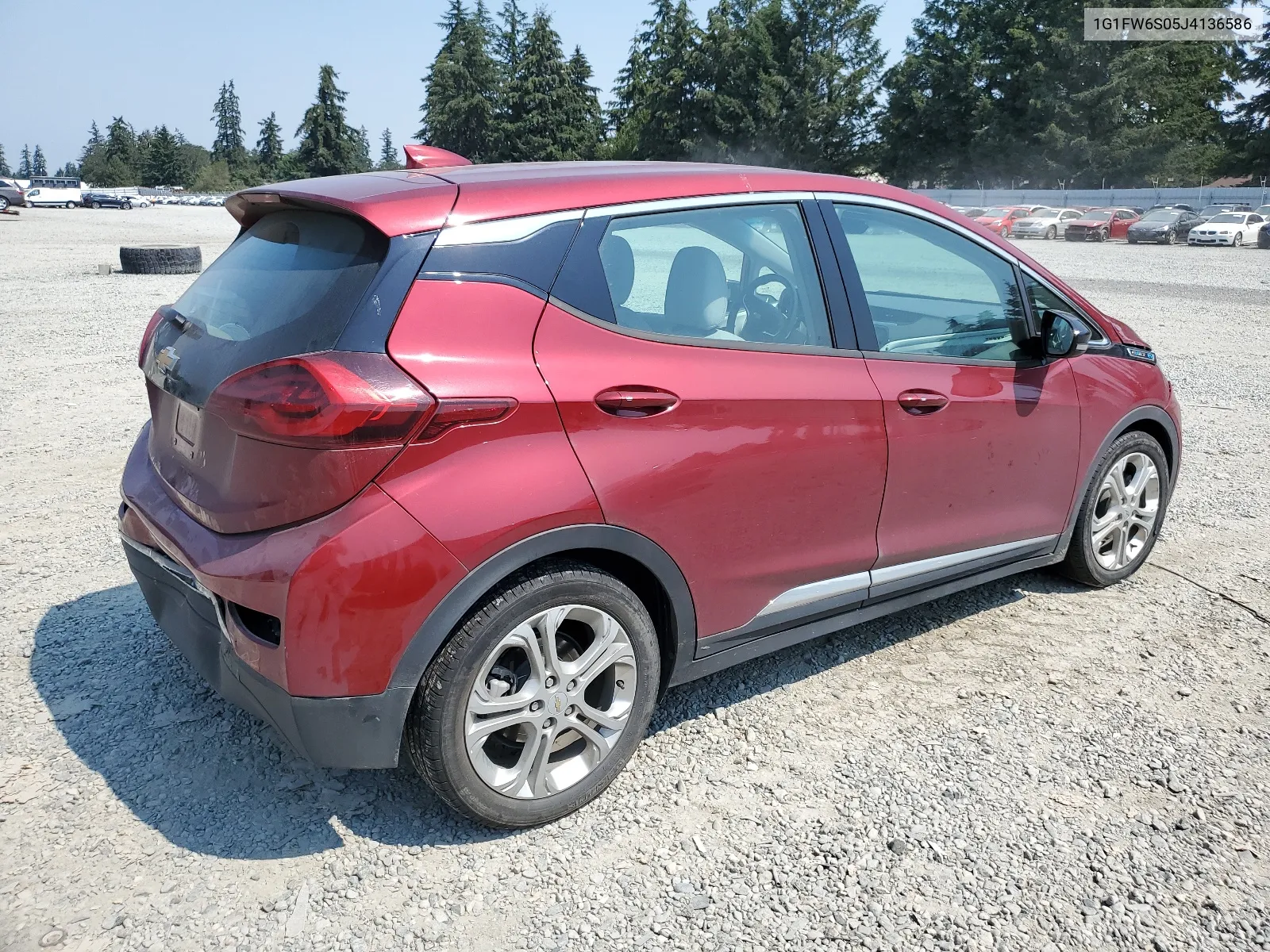 2018 Chevrolet Bolt Ev Lt VIN: 1G1FW6S05J4136586 Lot: 66772504