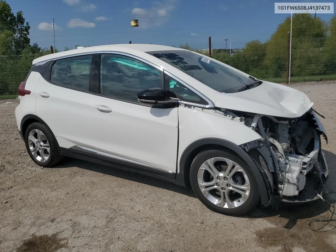 2018 Chevrolet Bolt Ev Lt VIN: 1G1FW6S08J4137473 Lot: 67481514