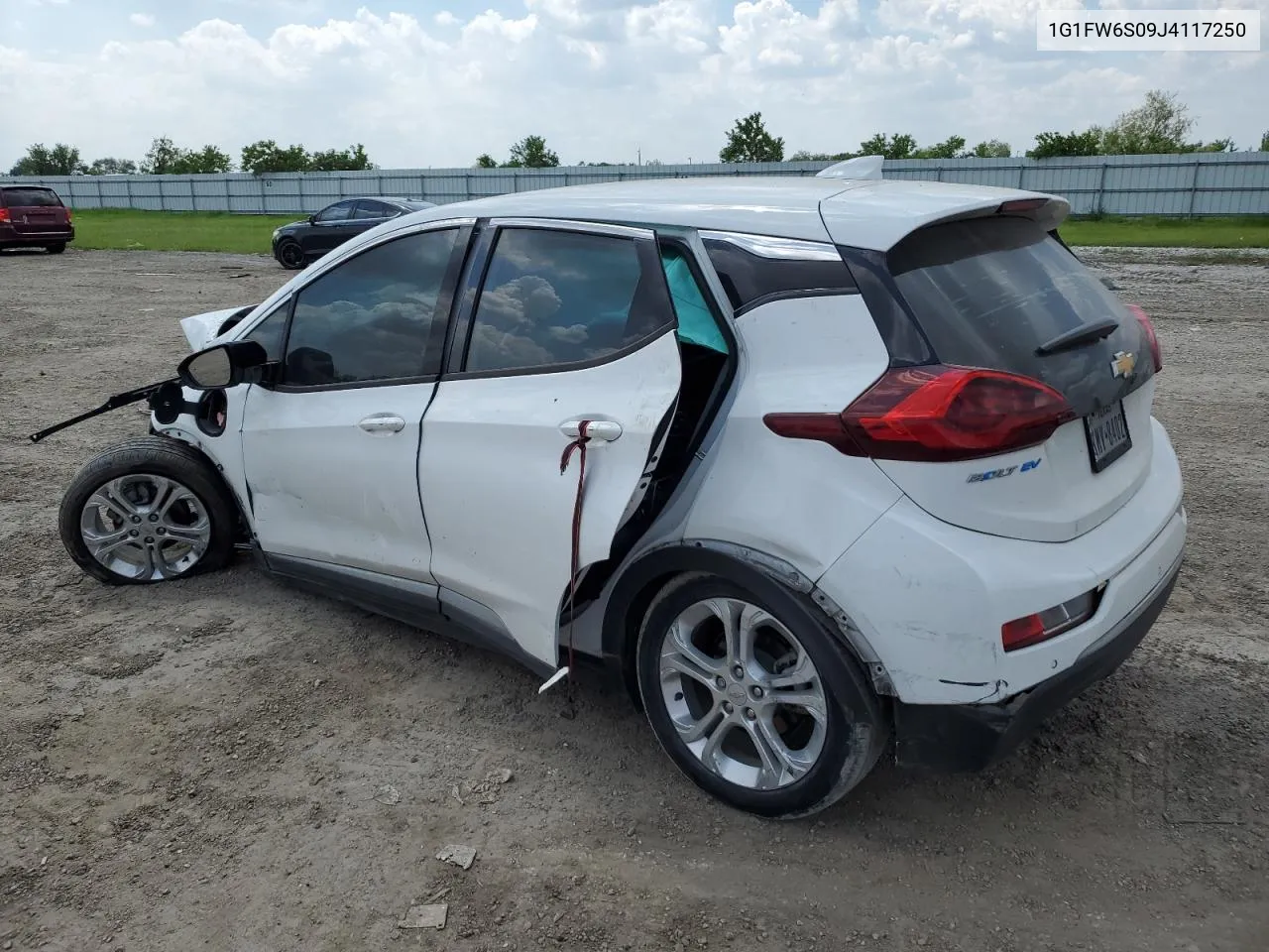 2018 Chevrolet Bolt Ev Lt VIN: 1G1FW6S09J4117250 Lot: 71758364