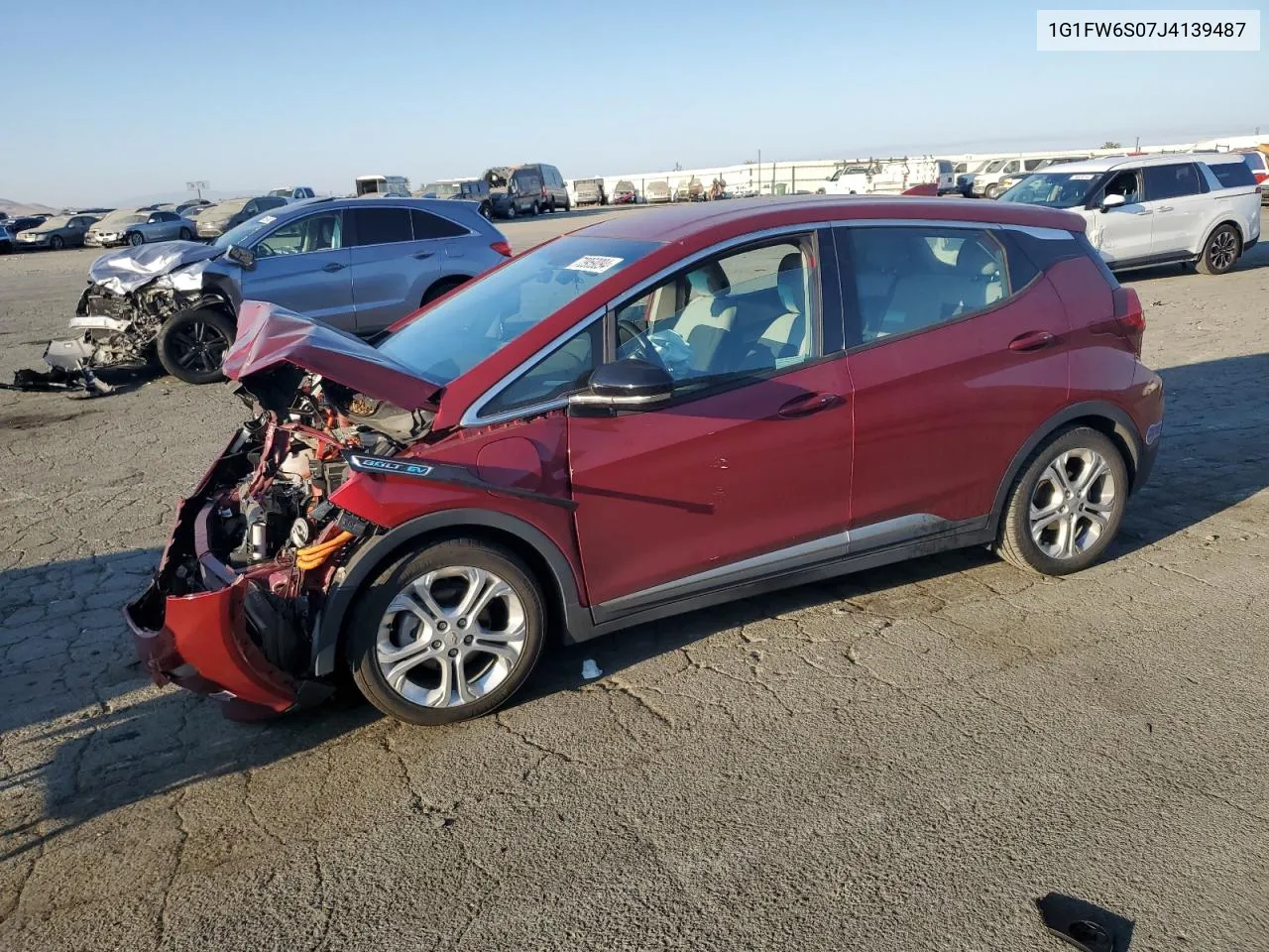 1G1FW6S07J4139487 2018 Chevrolet Bolt Ev Lt