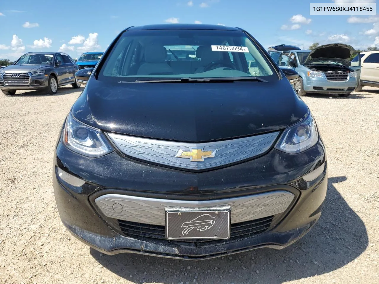 2018 Chevrolet Bolt Ev Lt VIN: 1G1FW6S0XJ4118455 Lot: 74075594