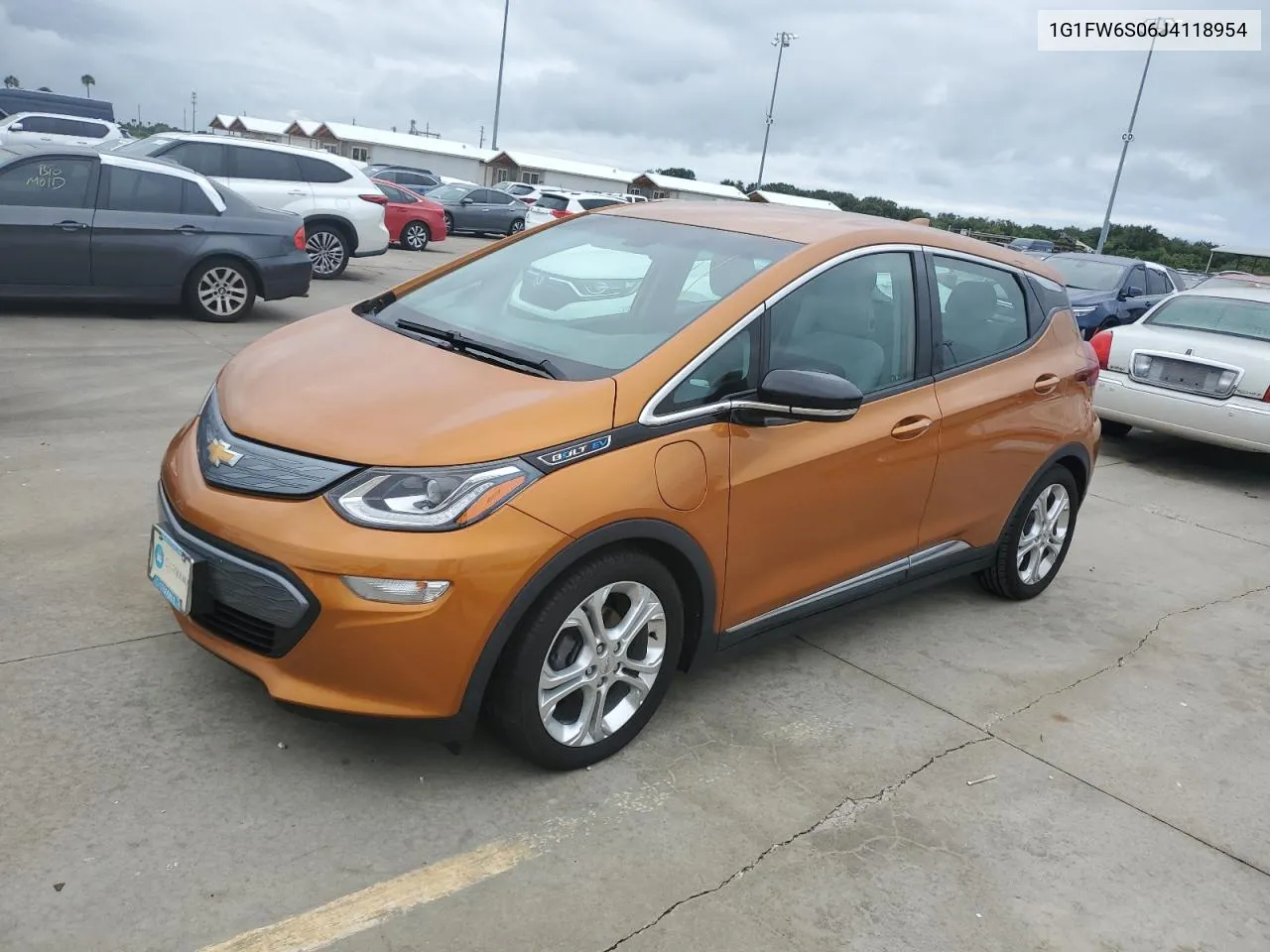 2018 Chevrolet Bolt Ev Lt VIN: 1G1FW6S06J4118954 Lot: 74861304