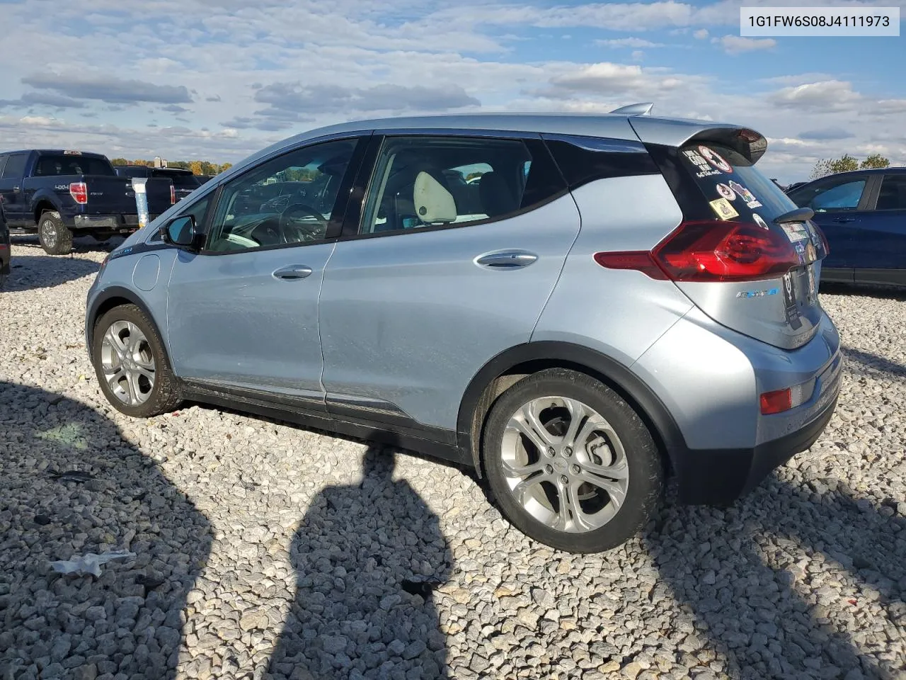 2018 Chevrolet Bolt Ev Lt VIN: 1G1FW6S08J4111973 Lot: 76037244