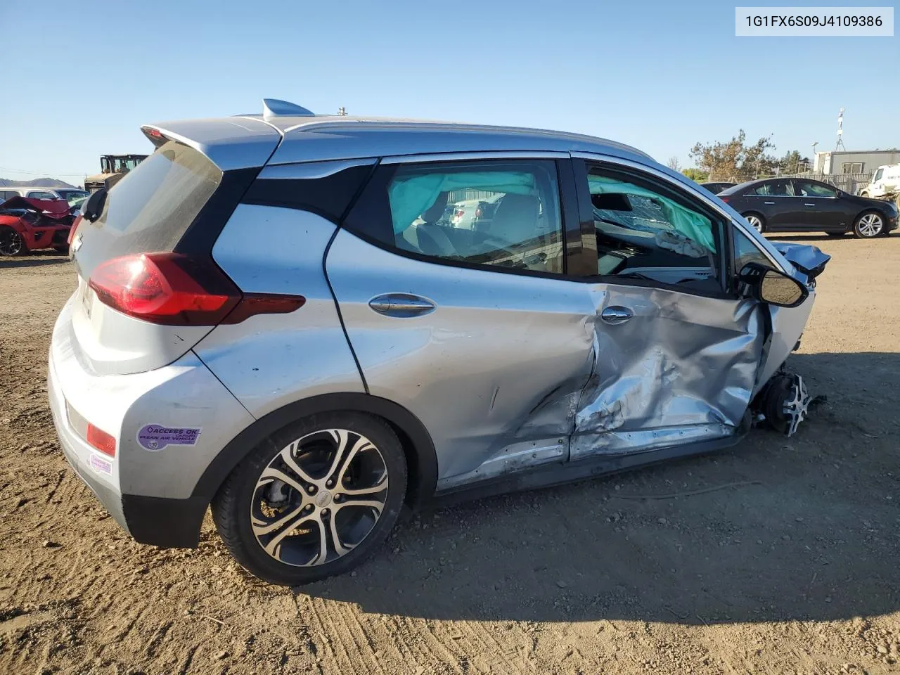 2018 Chevrolet Bolt Ev Premier VIN: 1G1FX6S09J4109386 Lot: 77358524