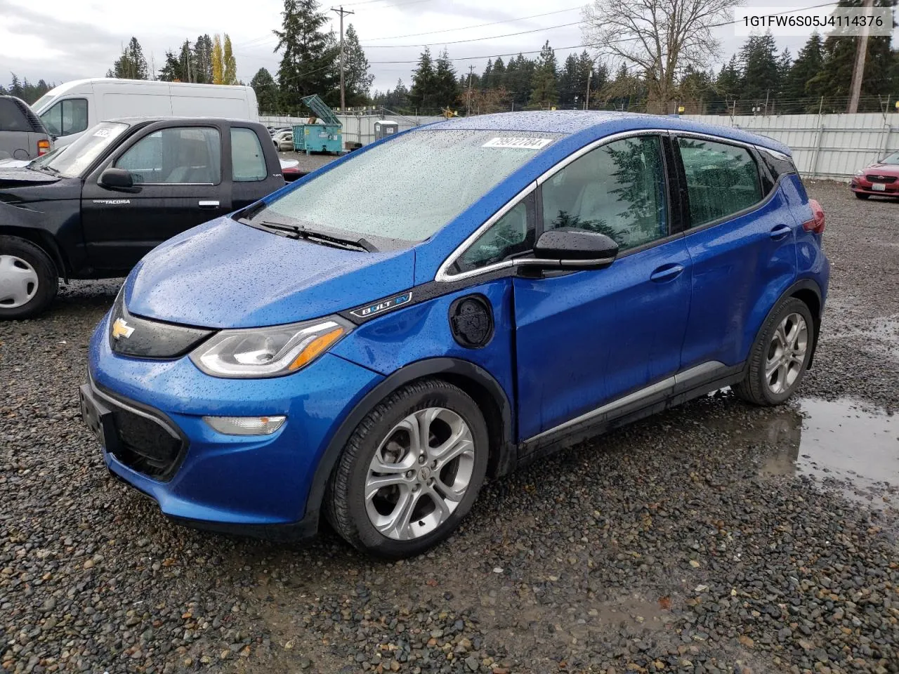 2018 Chevrolet Bolt Ev Lt VIN: 1G1FW6S05J4114376 Lot: 79972784