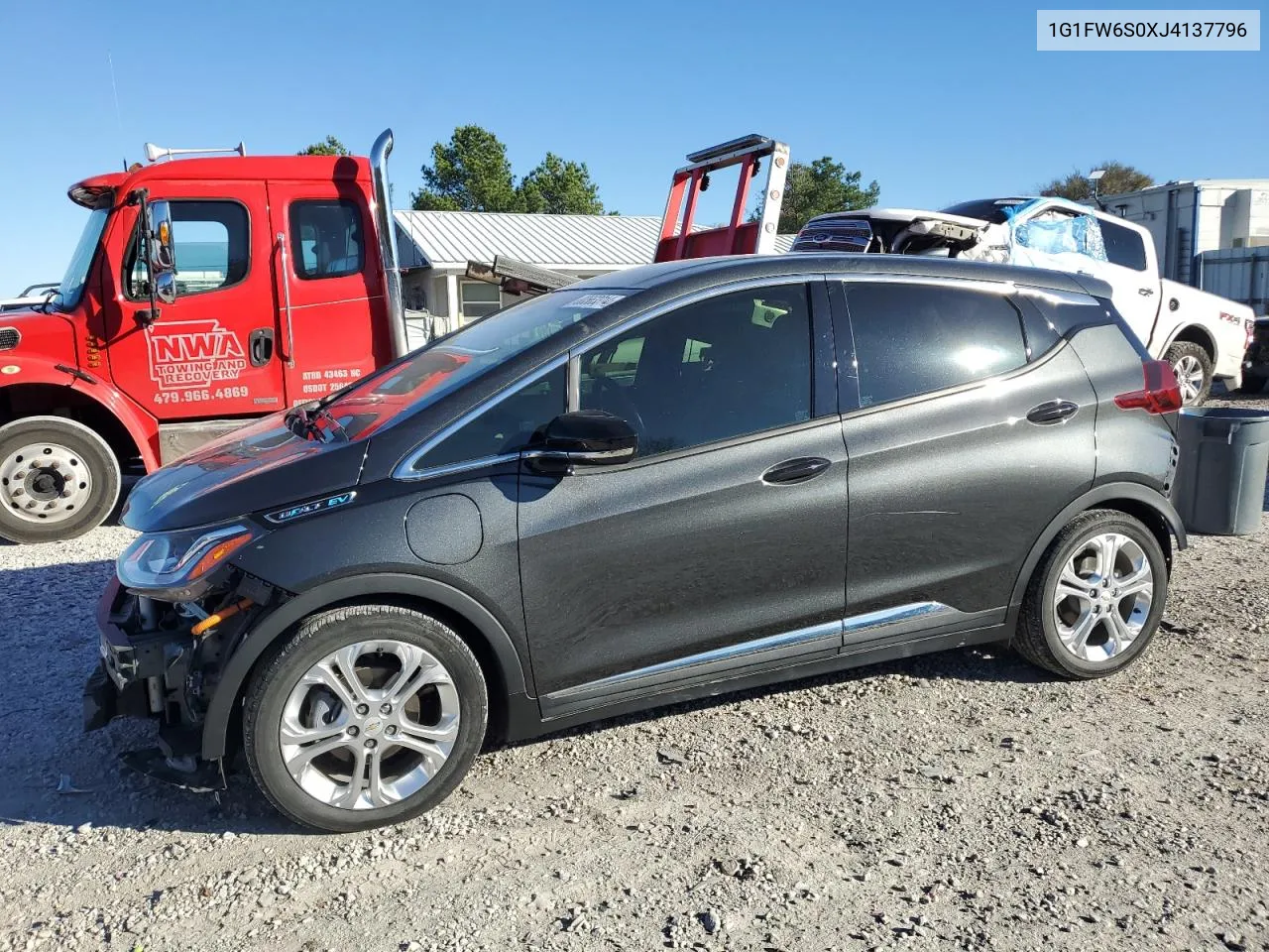 2018 Chevrolet Bolt Ev Lt VIN: 1G1FW6S0XJ4137796 Lot: 80563314