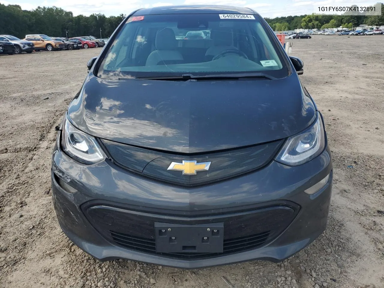 2019 Chevrolet Bolt Ev Lt VIN: 1G1FY6S07K4132891 Lot: 64029584