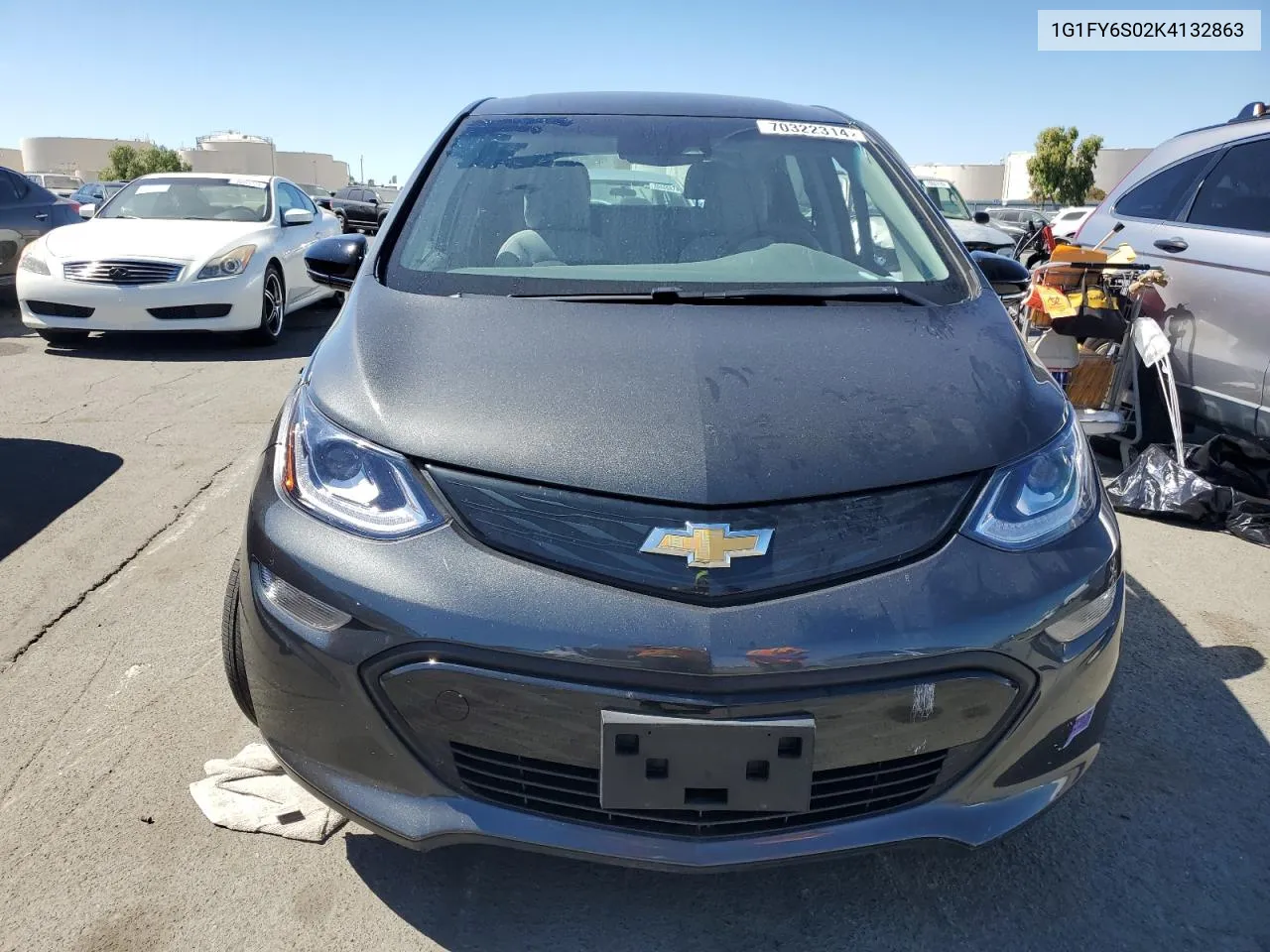 2019 Chevrolet Bolt Ev Lt VIN: 1G1FY6S02K4132863 Lot: 70322314