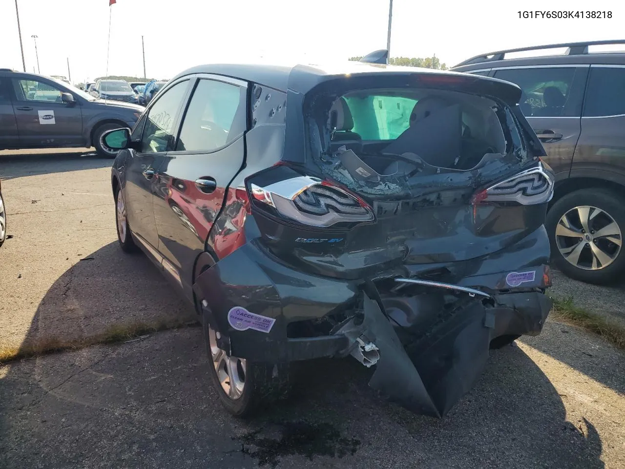 2019 Chevrolet Bolt Ev Lt VIN: 1G1FY6S03K4138218 Lot: 70970374