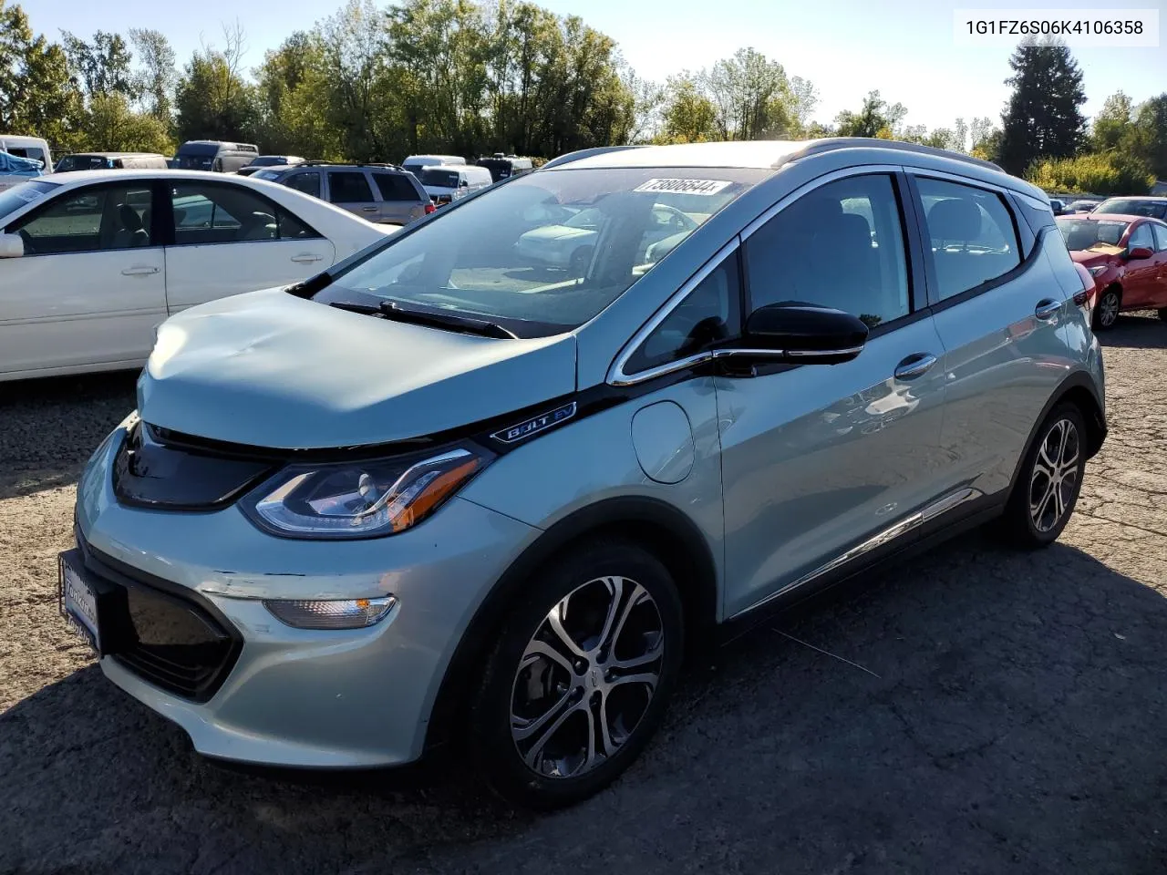 1G1FZ6S06K4106358 2019 Chevrolet Bolt Ev Premier