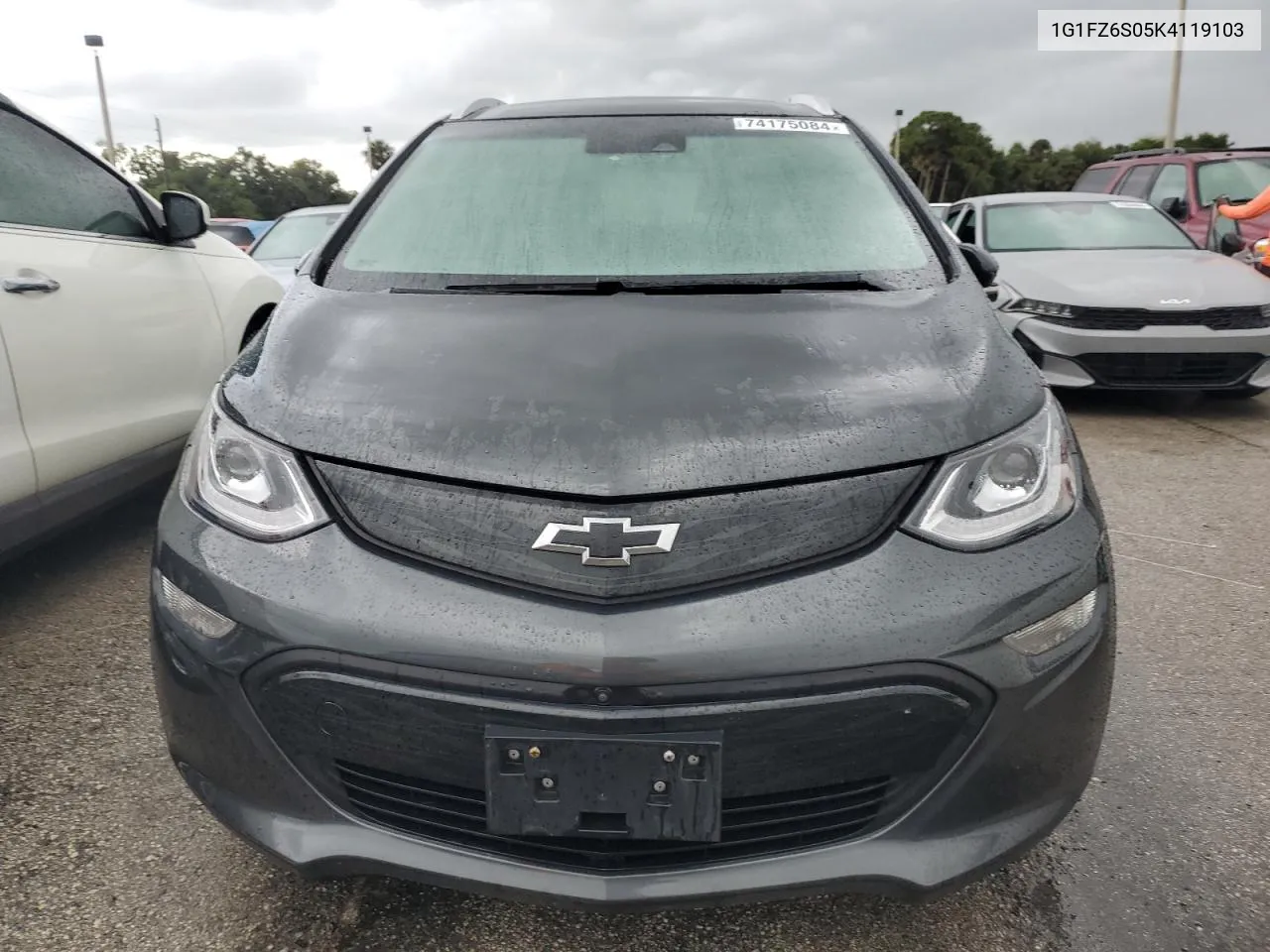 2019 Chevrolet Bolt Ev Premier VIN: 1G1FZ6S05K4119103 Lot: 74175084