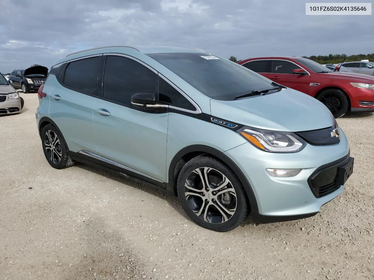 2019 Chevrolet Bolt Ev Premier VIN: 1G1FZ6S02K4135646 Lot: 75072324