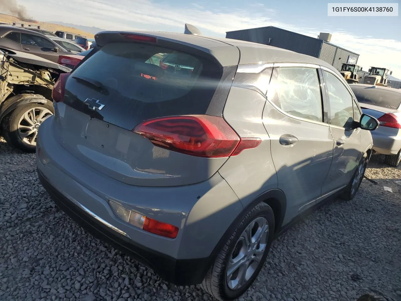 2019 Chevrolet Bolt Ev Lt VIN: 1G1FY6S00K4138760 Lot: 75519314