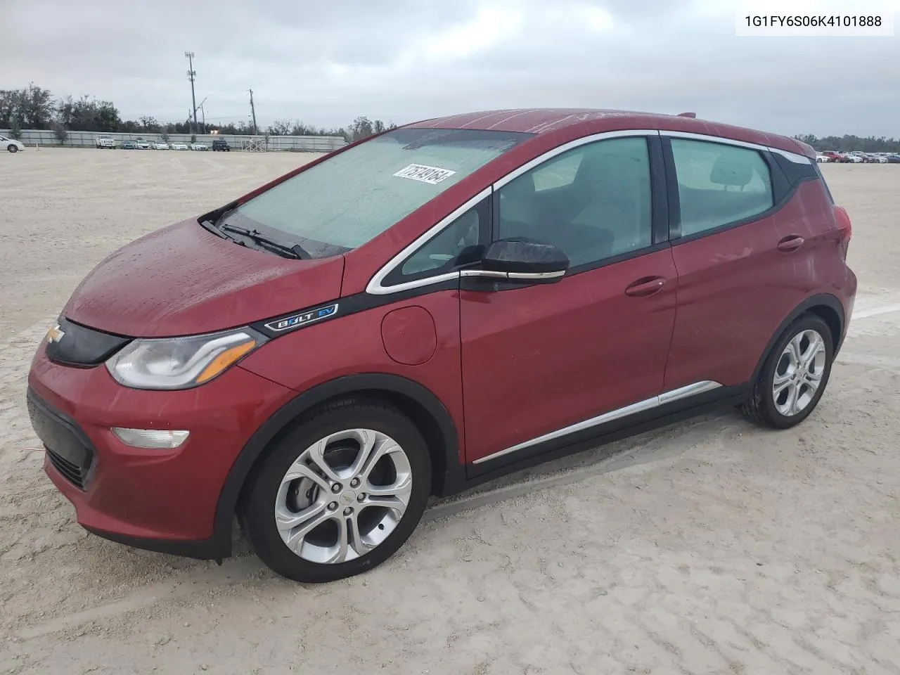 2019 Chevrolet Bolt Ev Lt VIN: 1G1FY6S06K4101888 Lot: 75749164