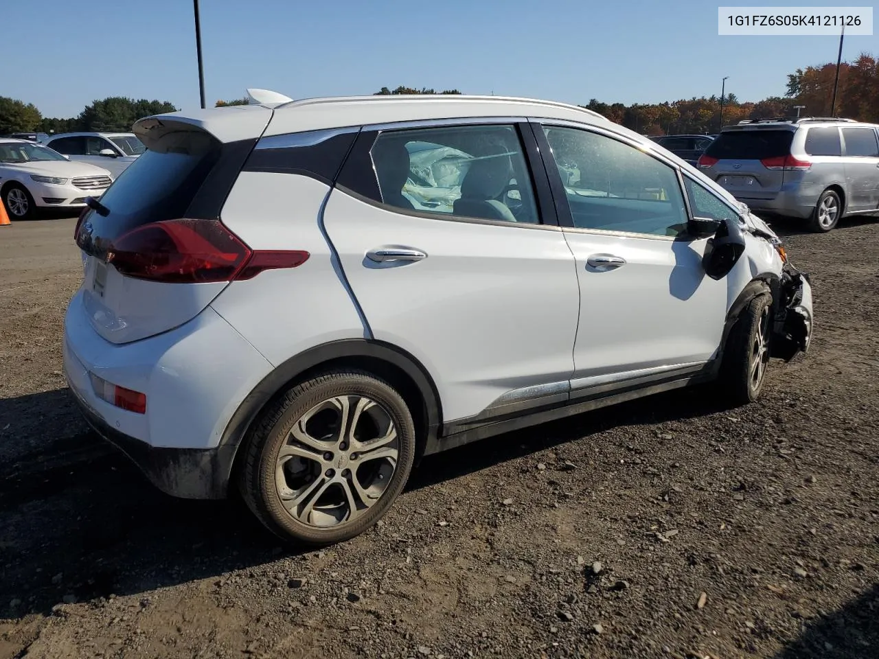 2019 Chevrolet Bolt Ev Premier VIN: 1G1FZ6S05K4121126 Lot: 77351014