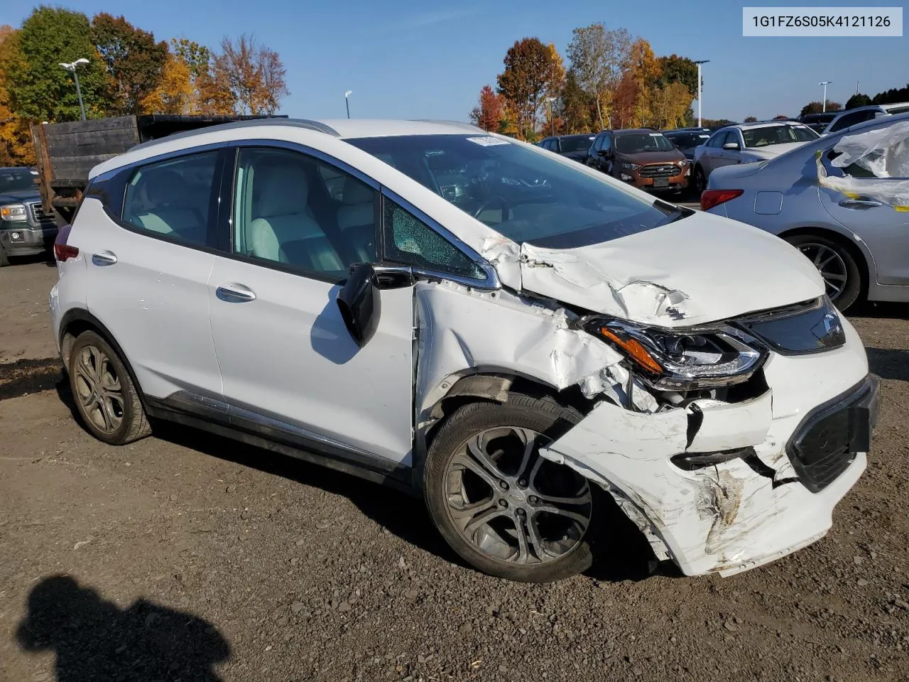 2019 Chevrolet Bolt Ev Premier VIN: 1G1FZ6S05K4121126 Lot: 77351014