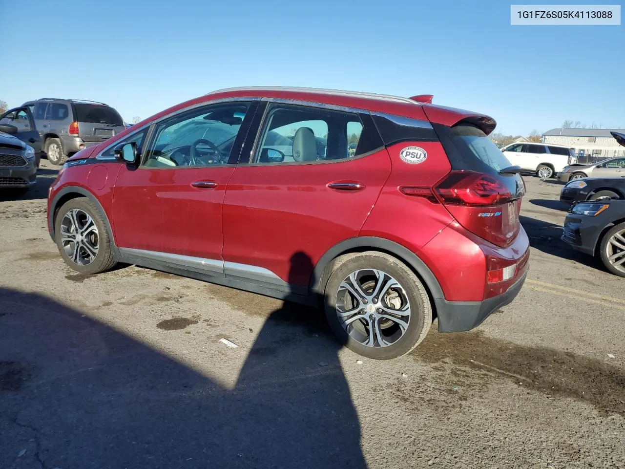 2019 Chevrolet Bolt Ev Premier VIN: 1G1FZ6S05K4113088 Lot: 77751354