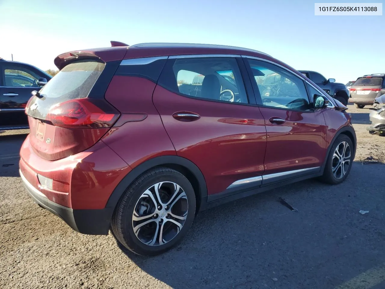 2019 Chevrolet Bolt Ev Premier VIN: 1G1FZ6S05K4113088 Lot: 77751354