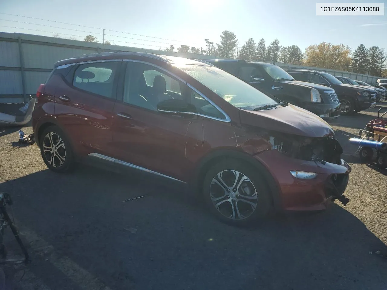 2019 Chevrolet Bolt Ev Premier VIN: 1G1FZ6S05K4113088 Lot: 77751354