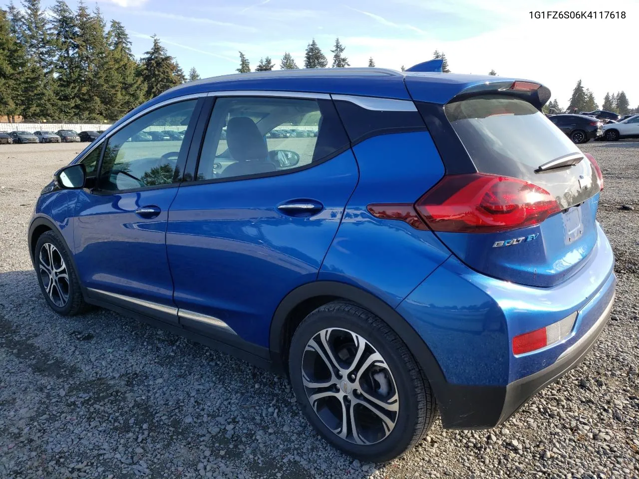 2019 Chevrolet Bolt Ev Premier VIN: 1G1FZ6S06K4117618 Lot: 78094194