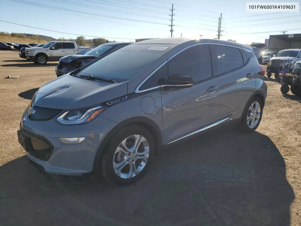 2019 Chevrolet Bolt Ev Lt VIN: 1G1FW6S01K4109631 Lot: 80735434