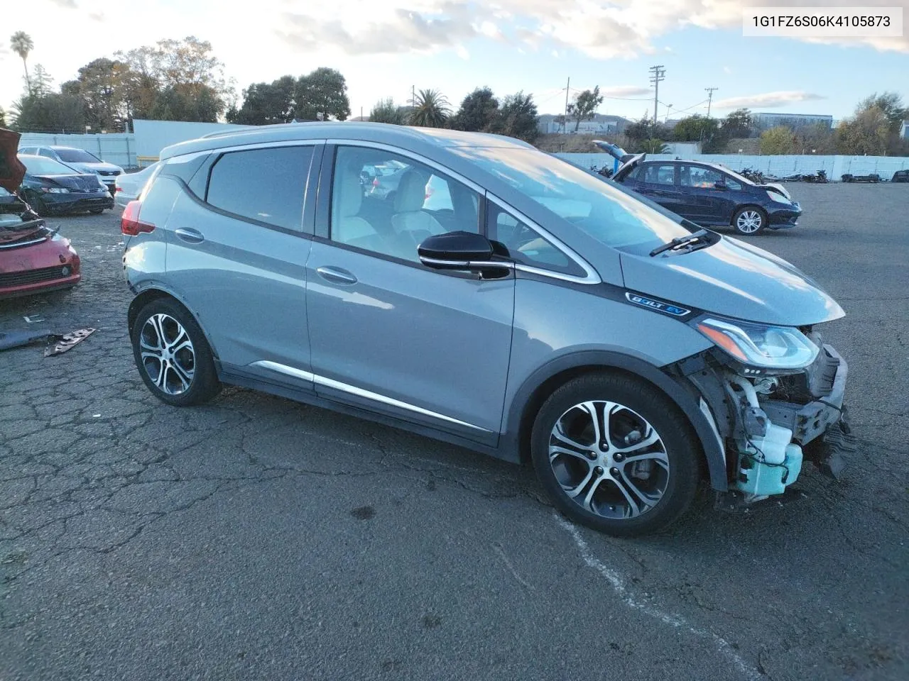 2019 Chevrolet Bolt Ev Premier VIN: 1G1FZ6S06K4105873 Lot: 80992374