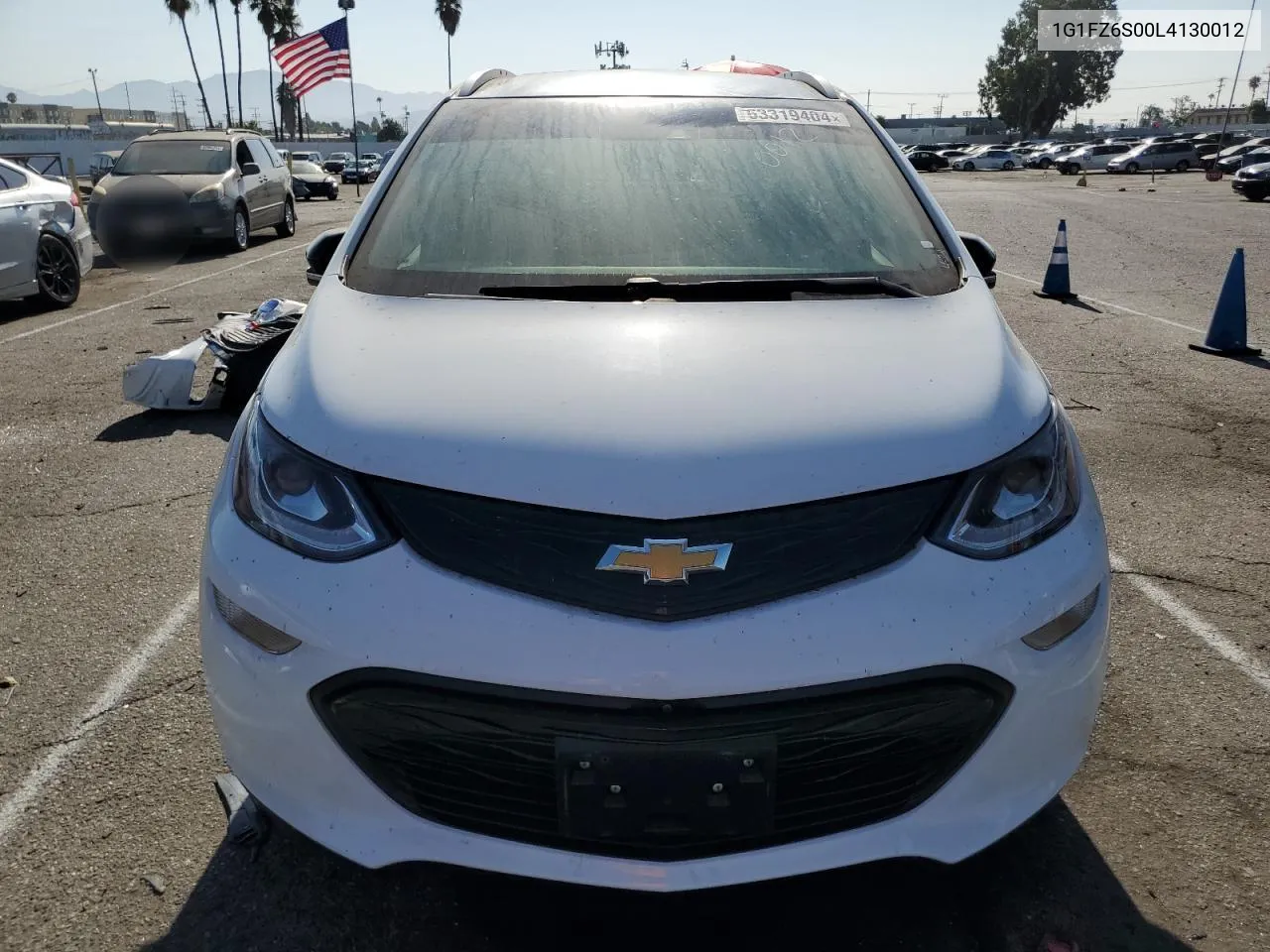 2020 Chevrolet Bolt Ev Premier VIN: 1G1FZ6S00L4130012 Lot: 63319404