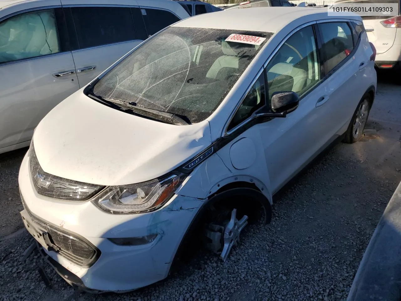 2020 Chevrolet Bolt Ev Lt VIN: 1G1FY6S01L4109303 Lot: 68639094