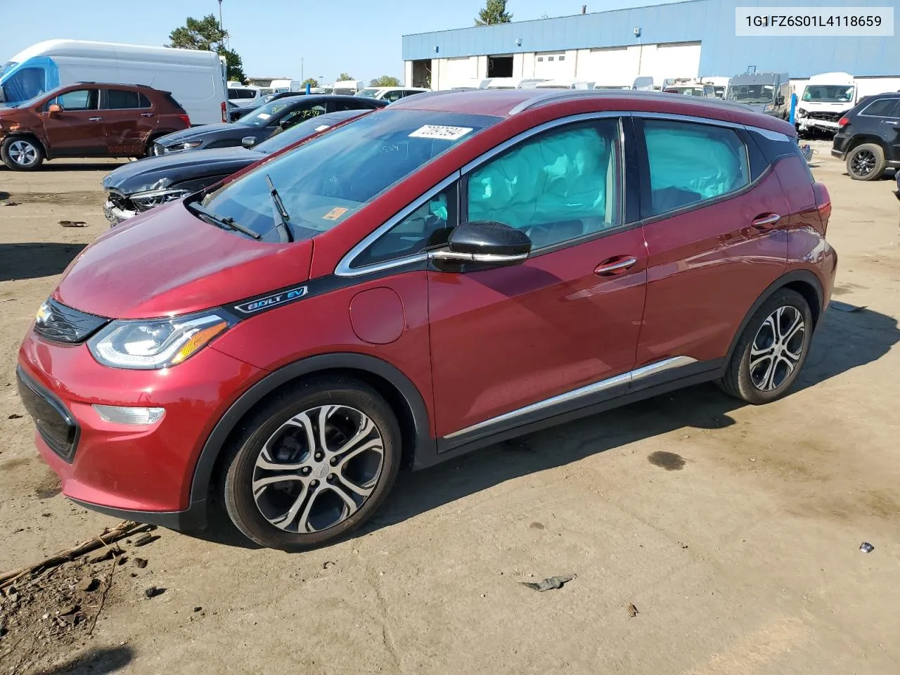 2020 Chevrolet Bolt Ev Premier VIN: 1G1FZ6S01L4118659 Lot: 72097594