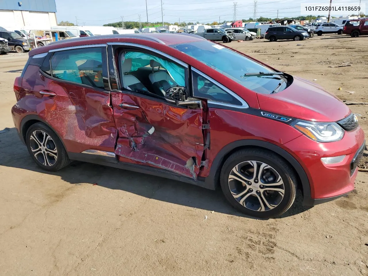 1G1FZ6S01L4118659 2020 Chevrolet Bolt Ev Premier