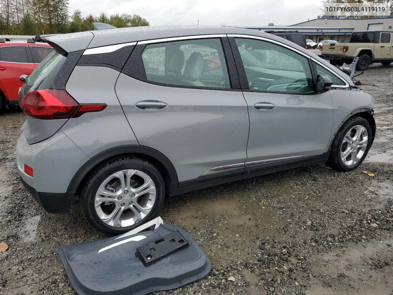 2020 Chevrolet Bolt Ev Lt VIN: 1G1FY6S03L4119119 Lot: 72218734