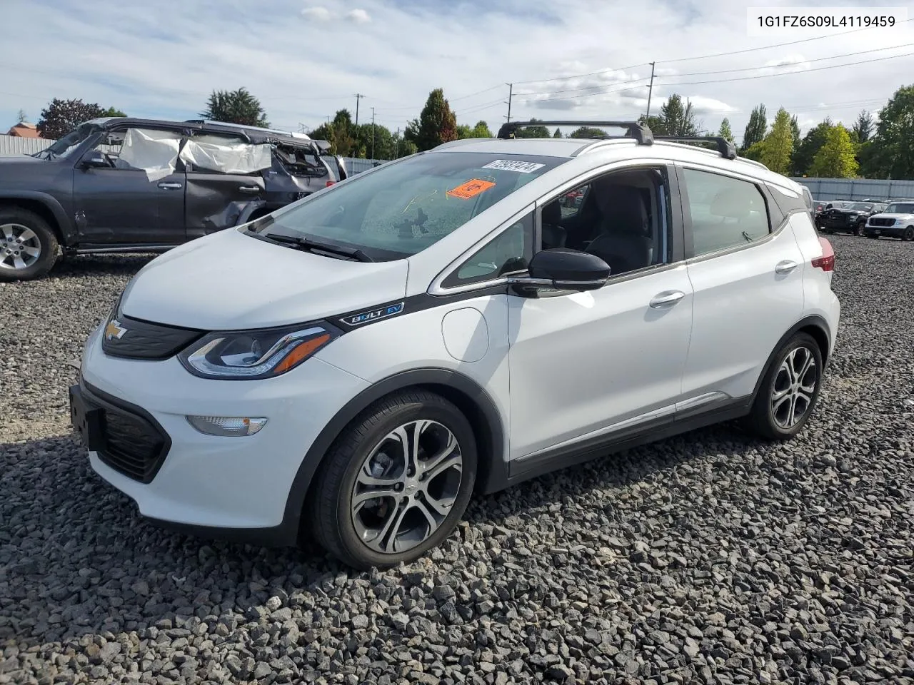 2020 Chevrolet Bolt Ev Premier VIN: 1G1FZ6S09L4119459 Lot: 72937474