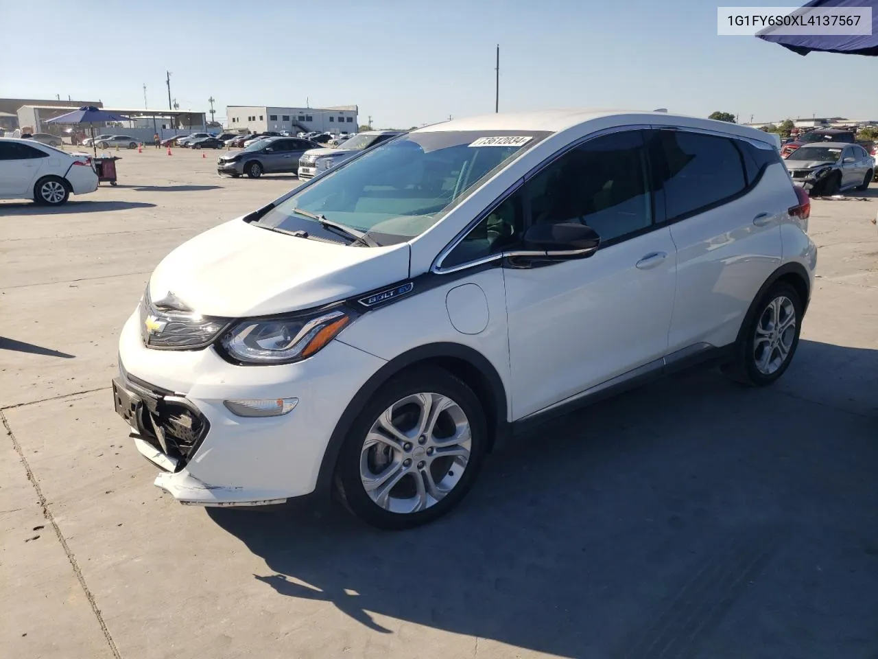 1G1FY6S0XL4137567 2020 Chevrolet Bolt Ev Lt