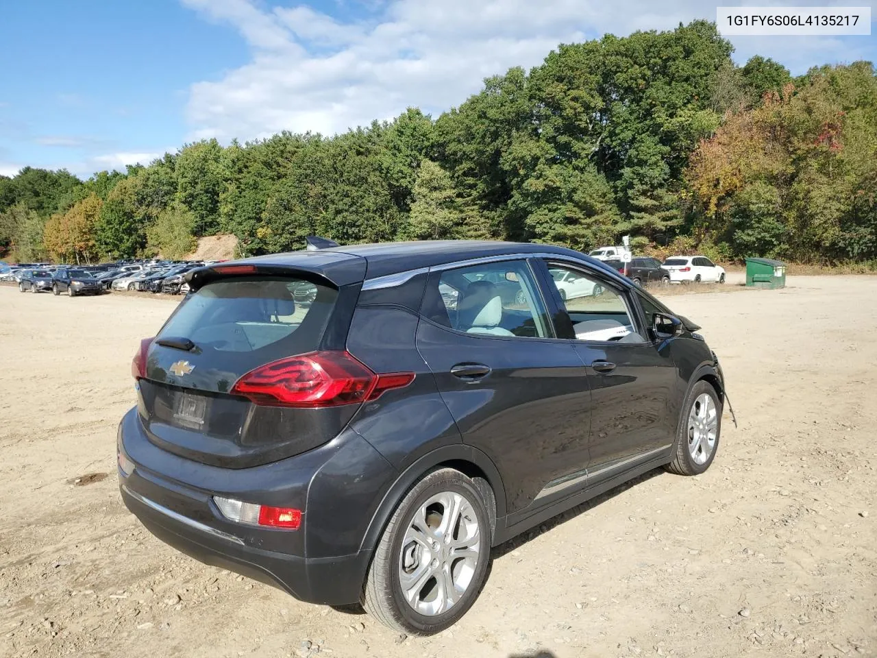 2020 Chevrolet Bolt Ev Lt VIN: 1G1FY6S06L4135217 Lot: 73659764