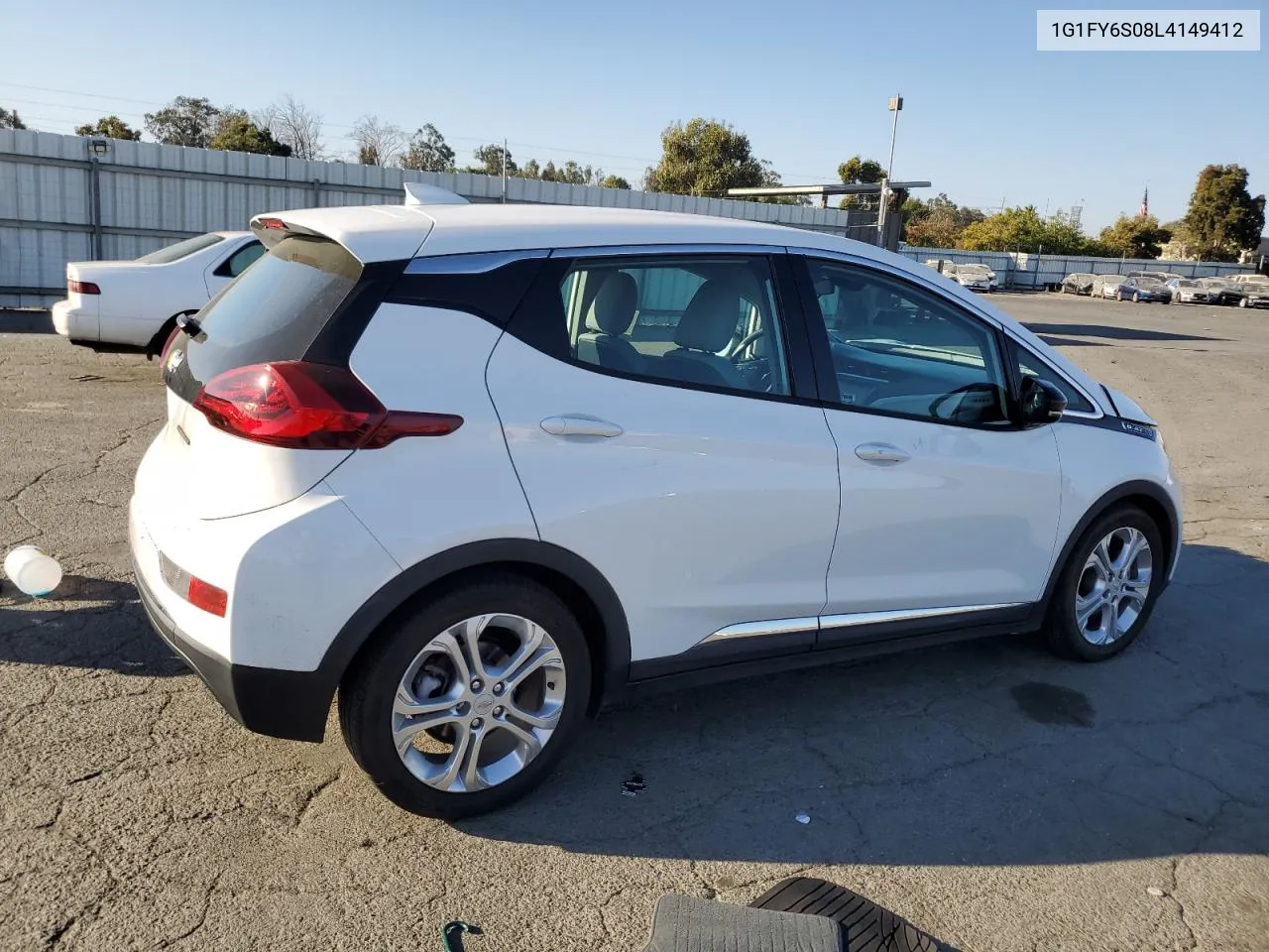 2020 Chevrolet Bolt Ev Lt VIN: 1G1FY6S08L4149412 Lot: 73660554