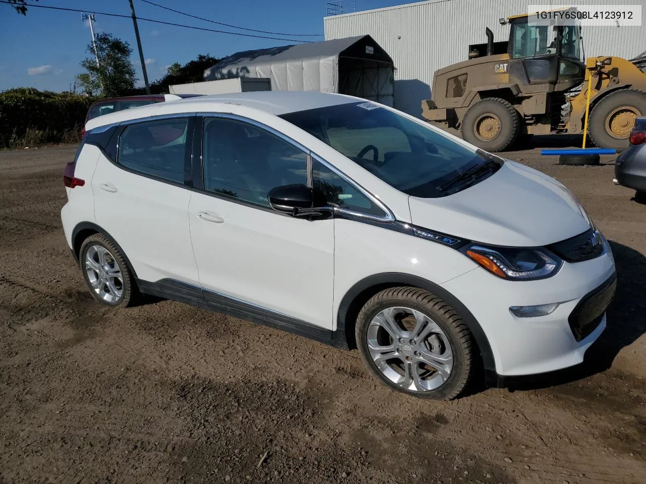 2020 Chevrolet Bolt Ev Lt VIN: 1G1FY6S08L4123912 Lot: 74439524