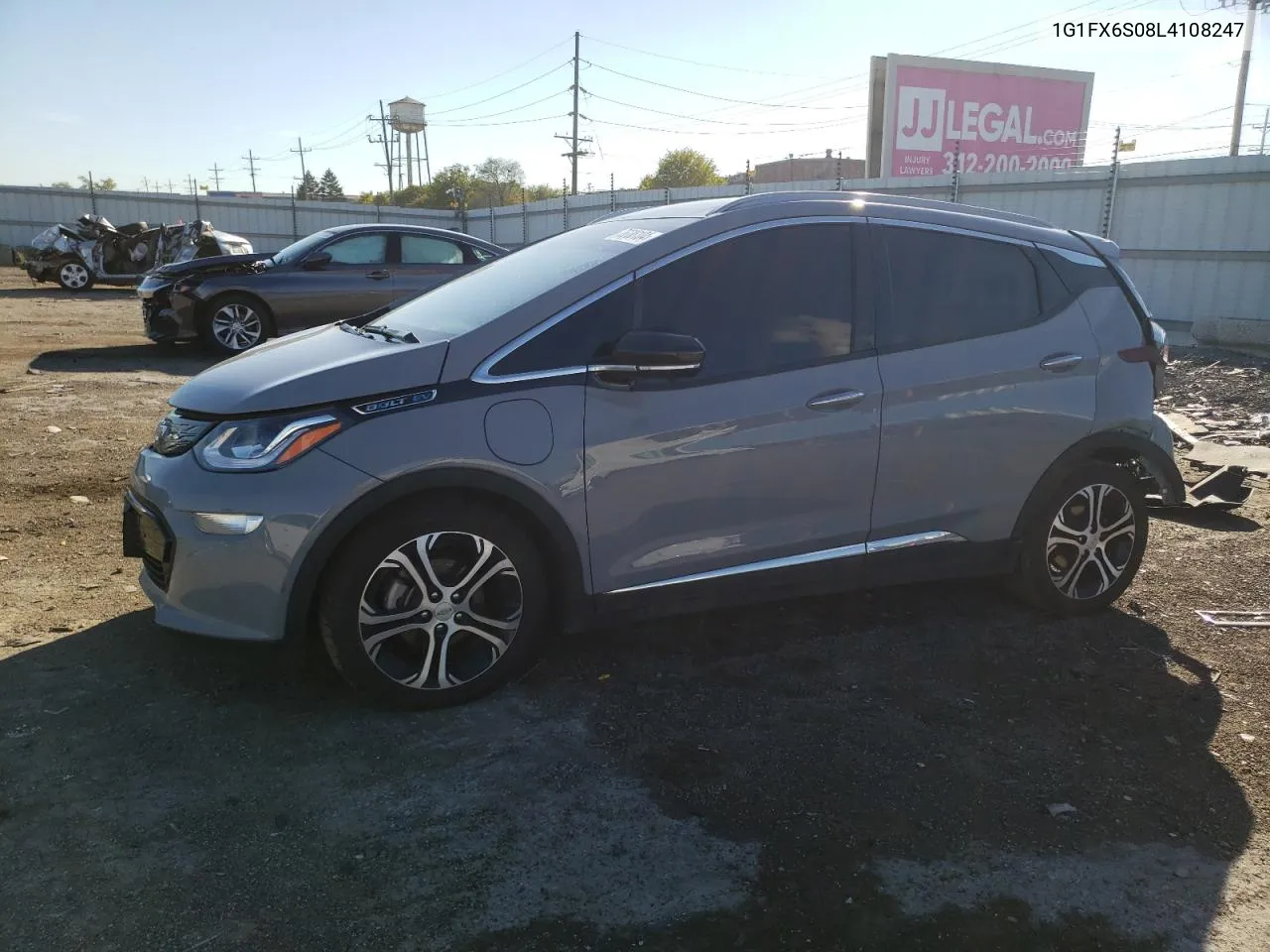 2020 Chevrolet Bolt Ev Premier VIN: 1G1FX6S08L4108247 Lot: 76088104