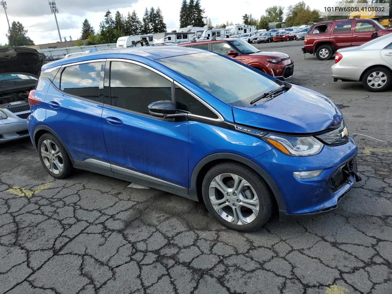 2020 Chevrolet Bolt Ev Lt VIN: 1G1FW6S05L4108032 Lot: 76198224