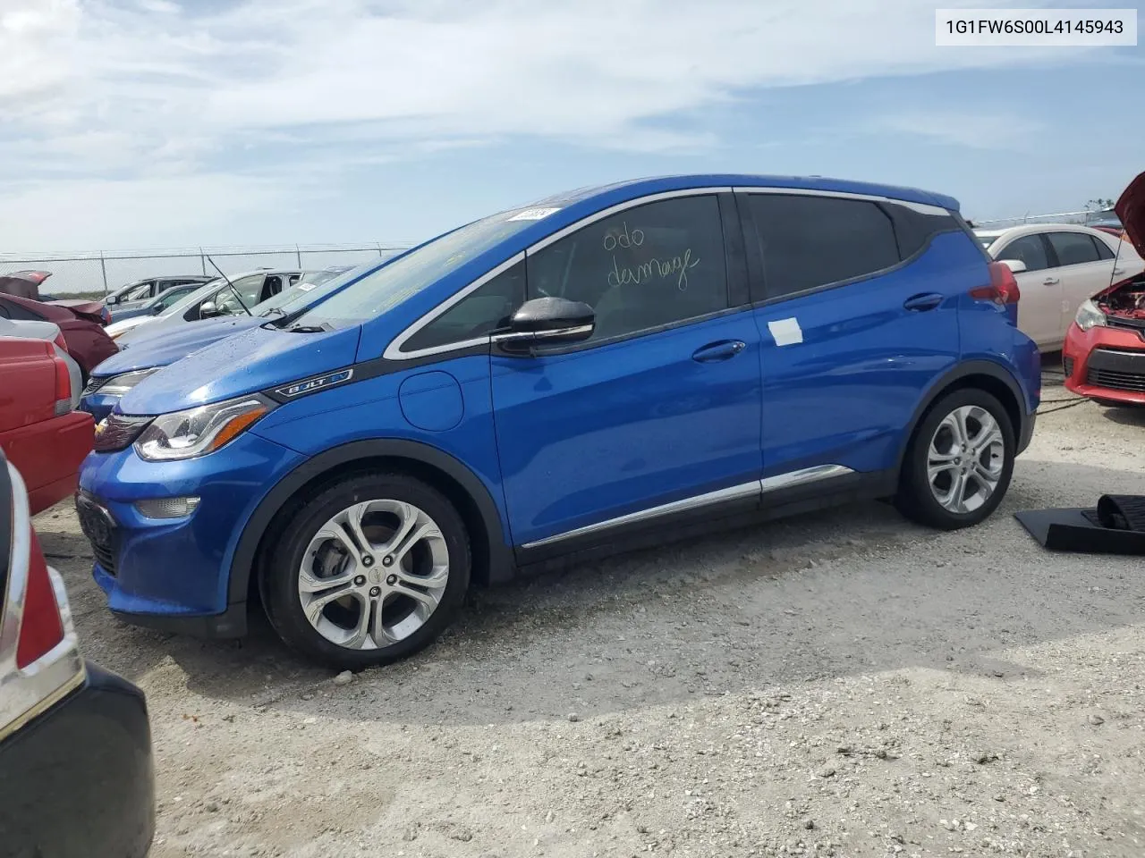 2020 Chevrolet Bolt Ev Lt VIN: 1G1FW6S00L4145943 Lot: 76336854